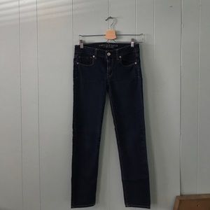 AE dark wash jeans